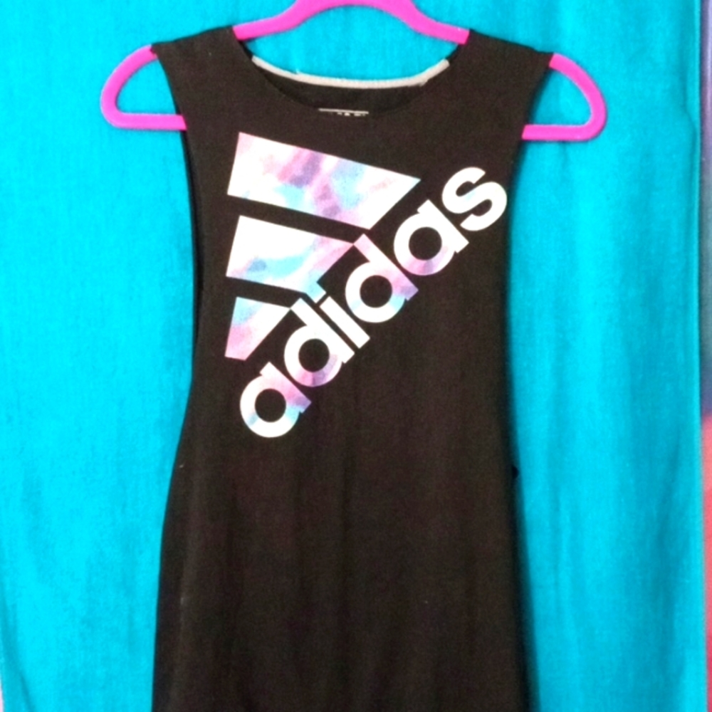 Adidas small iridescent muscle tank